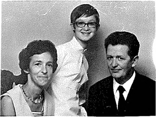 Olga Elise Dragsbæk Madsen med familie
