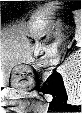 Dorthea Dragsbæk med barnebarnet