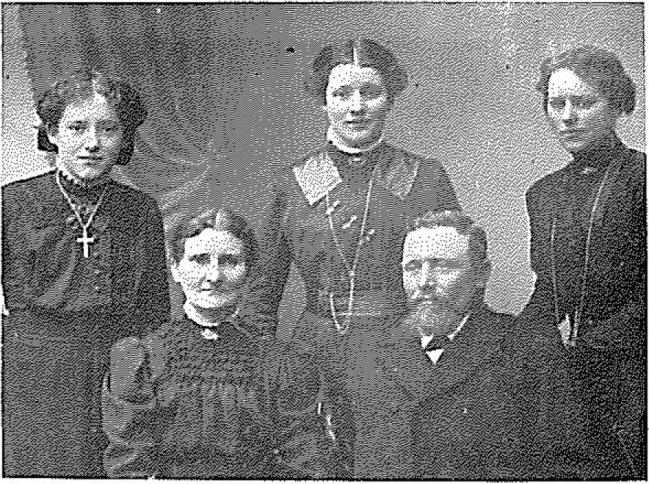 Anders Kristian Dragsbæk med familie