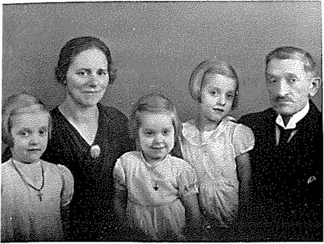 Maren Kristine Dragsbæk med familie