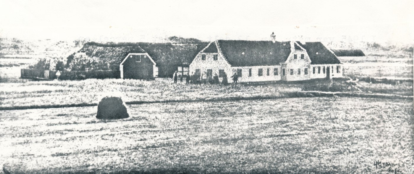 Slægtsgården på matr. 13, Klitmøller, o. 1890
