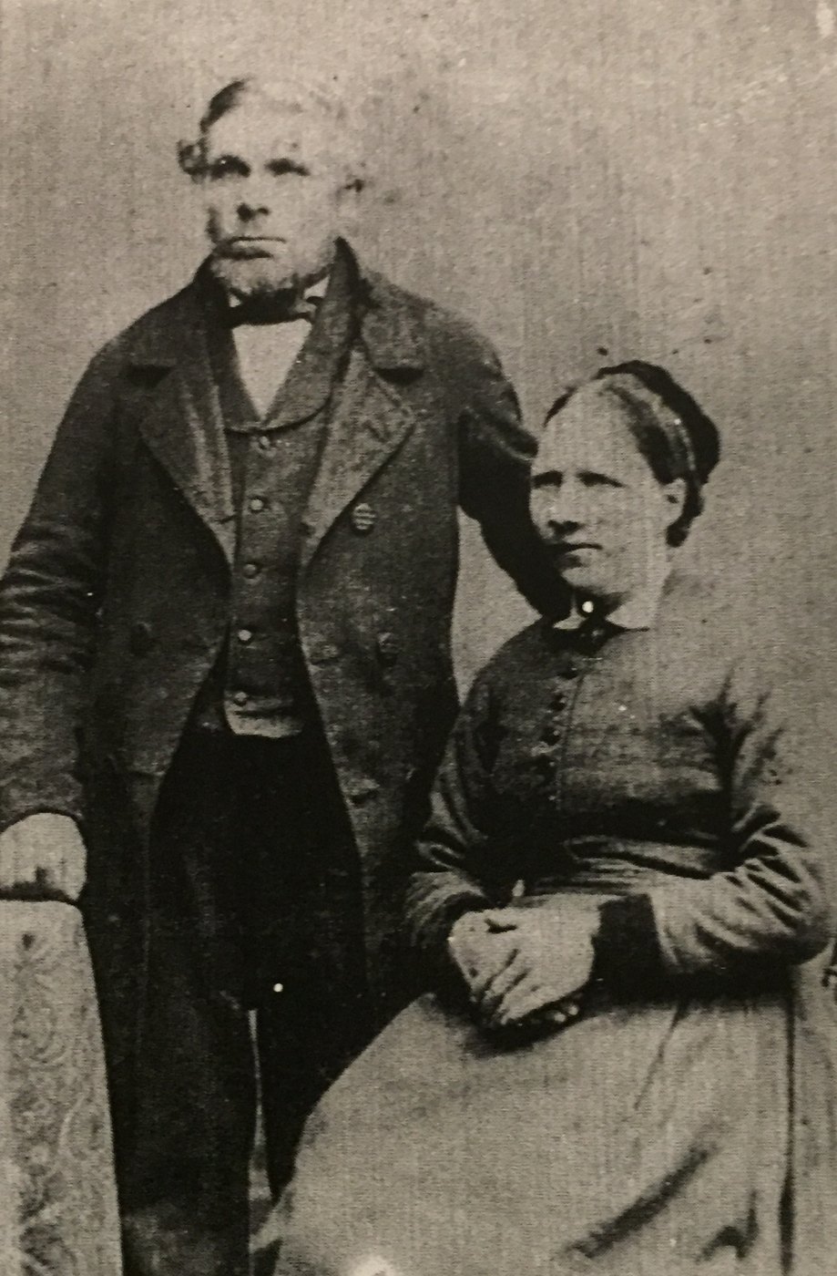 Christen Andersen Dragsbæk og Ane Marie Christensdatter Odde, ca. 1890